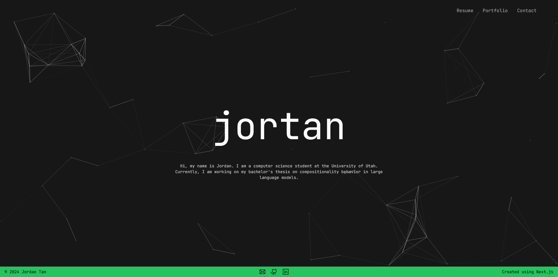 jortan.dev screenshot